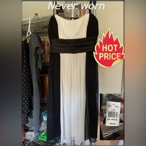 Black and white dress